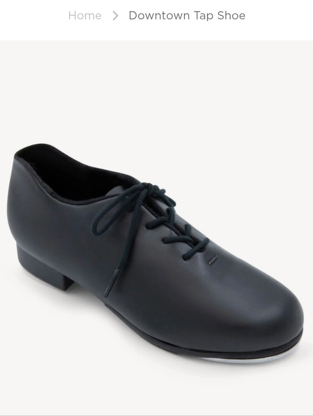 Capezio Black Downtown Tap Shoe